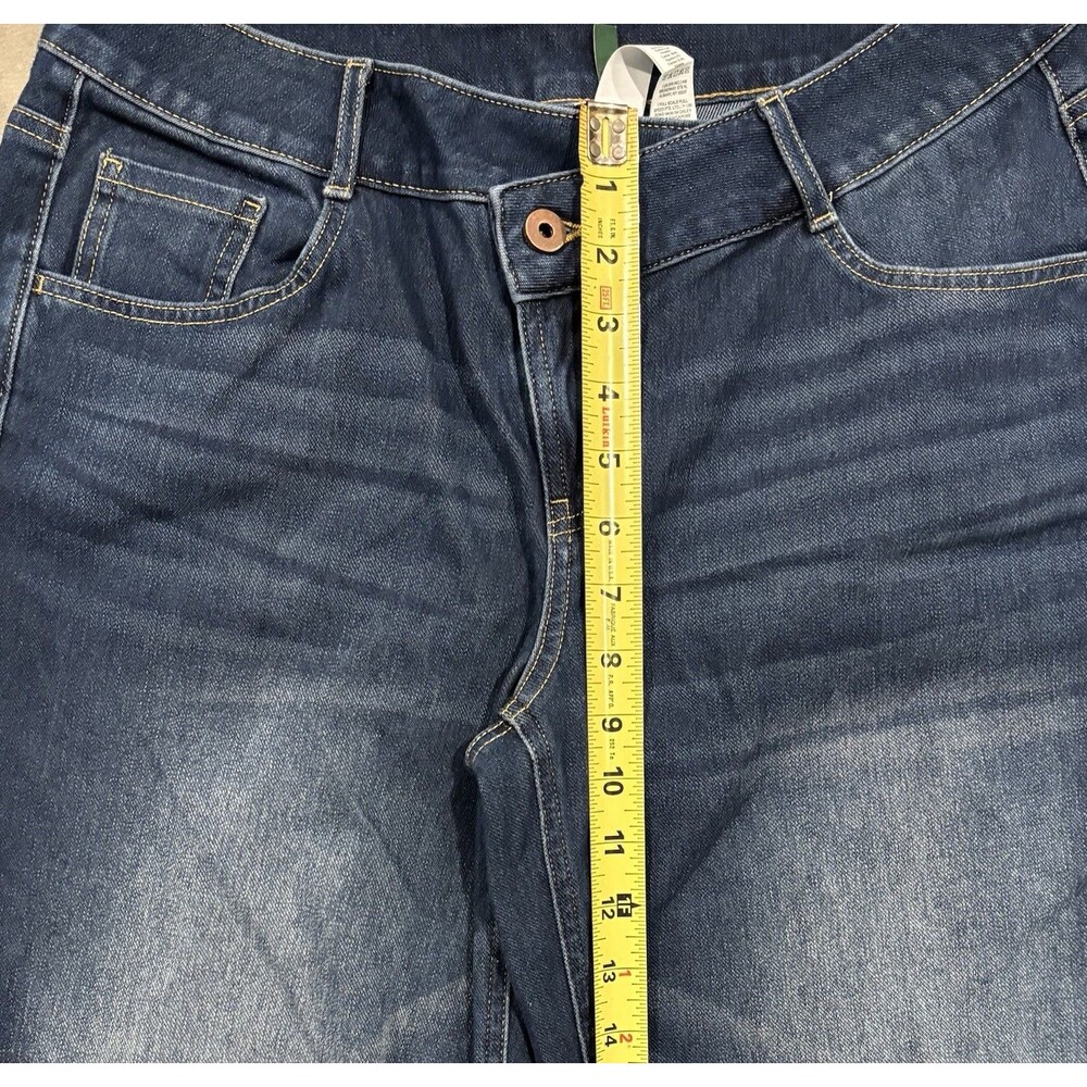Halara Flex High Waisted Baggy Wide Leg Casual Denim Jeans Women’s Medium M - Picture 4 of 7